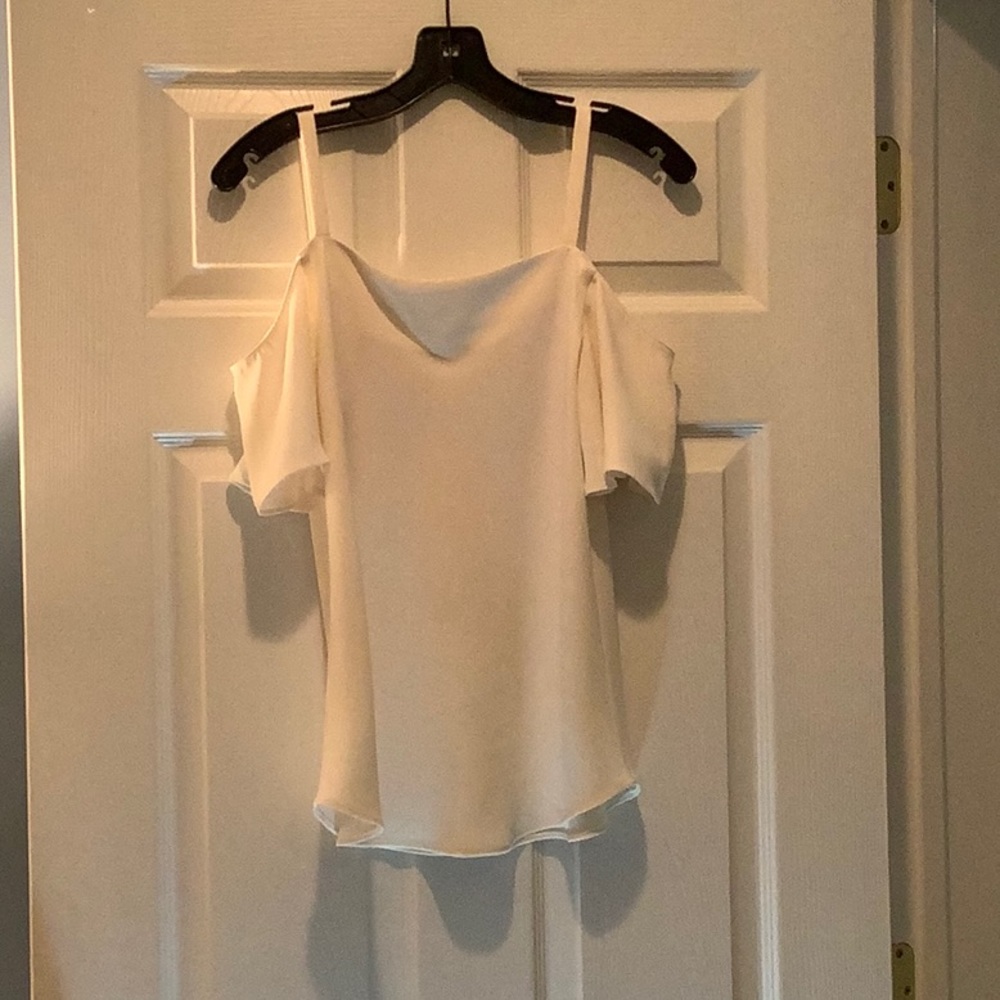 Off shoulder cream top